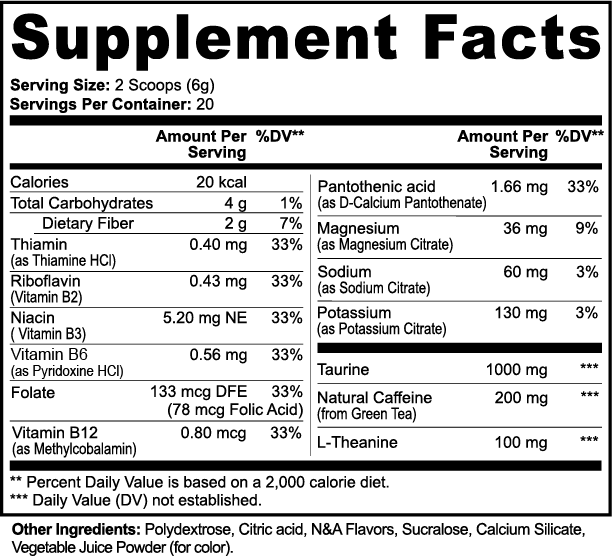 Energy Powder:  Yuzu