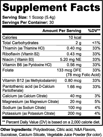 Hydration Powder:  Matcha