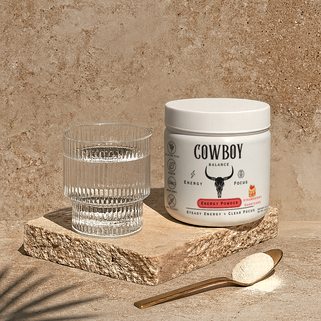 Energy Powder:  Strawberry Shortcake